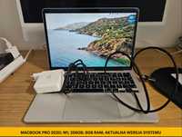 MacBook Pro 2020, 256GB, 8GB ram, pokrowiec, wzmocniona ładowarka