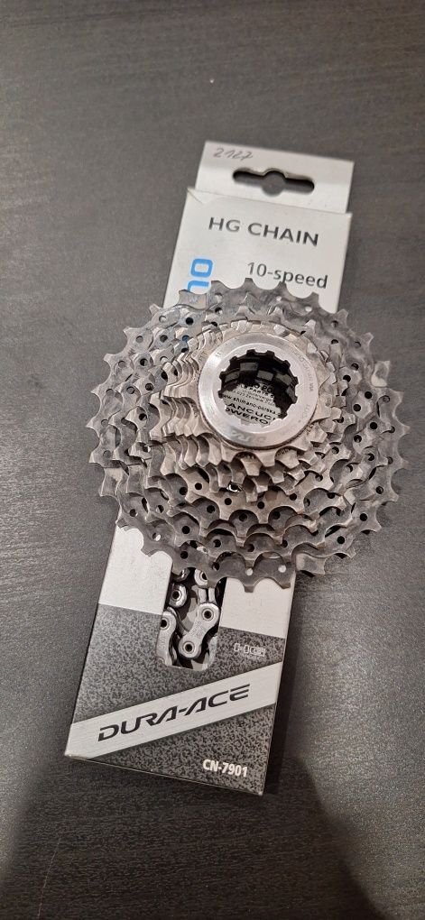 Dura-Ace kaseta CS-7900 10s 11-28 + łańcuch CN-7901