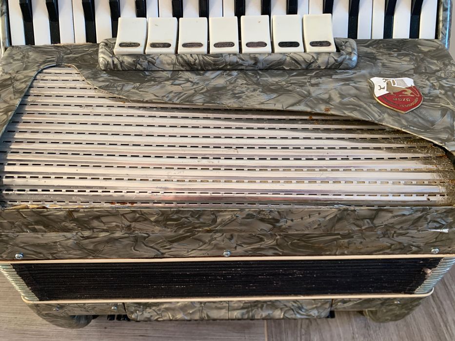 Akordeon BFA Muza Polonez 80 Basów 42x40x19 cm Do Renowacji