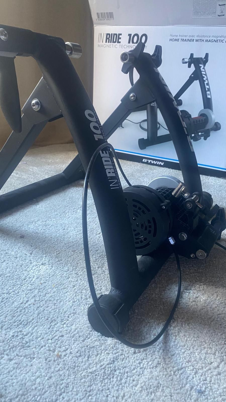 Rolo de treino bicicleta