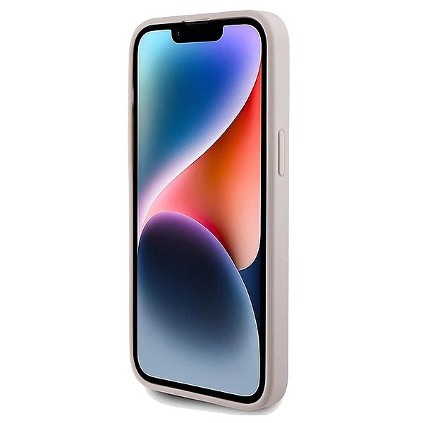 Etui Guess 4G Stripe Collection na iPhone 14 Pro - różowe