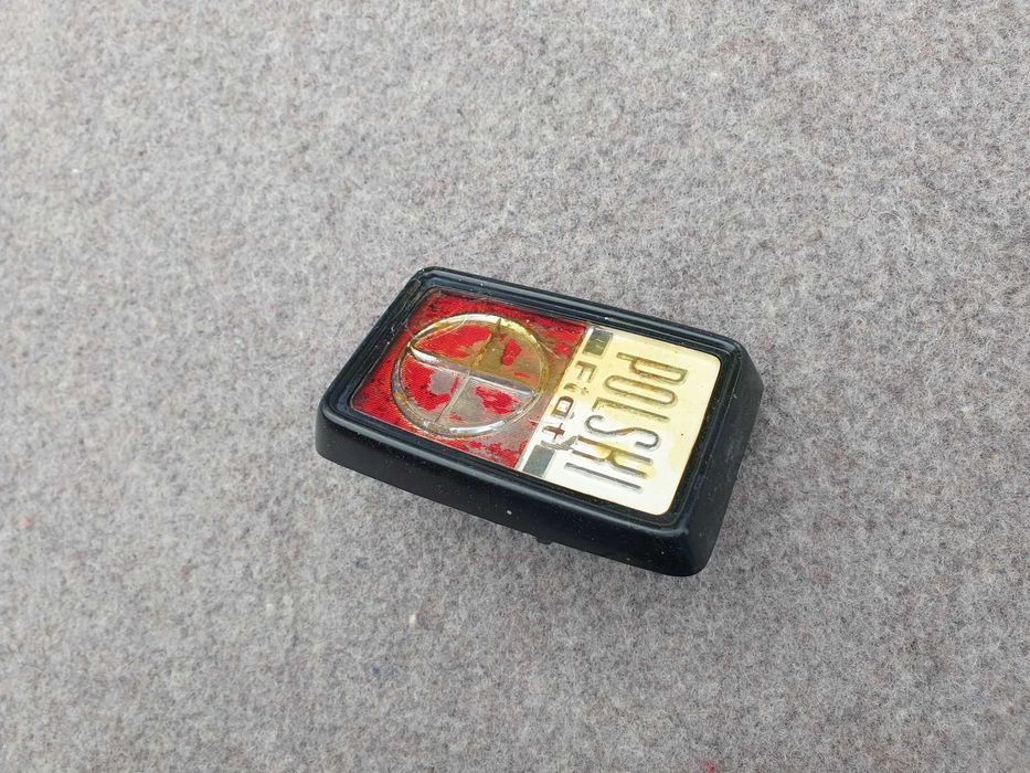 Fiat 125p   Znaczek "Polski Fiat"   ramka emblemat FSO rocznik po 77