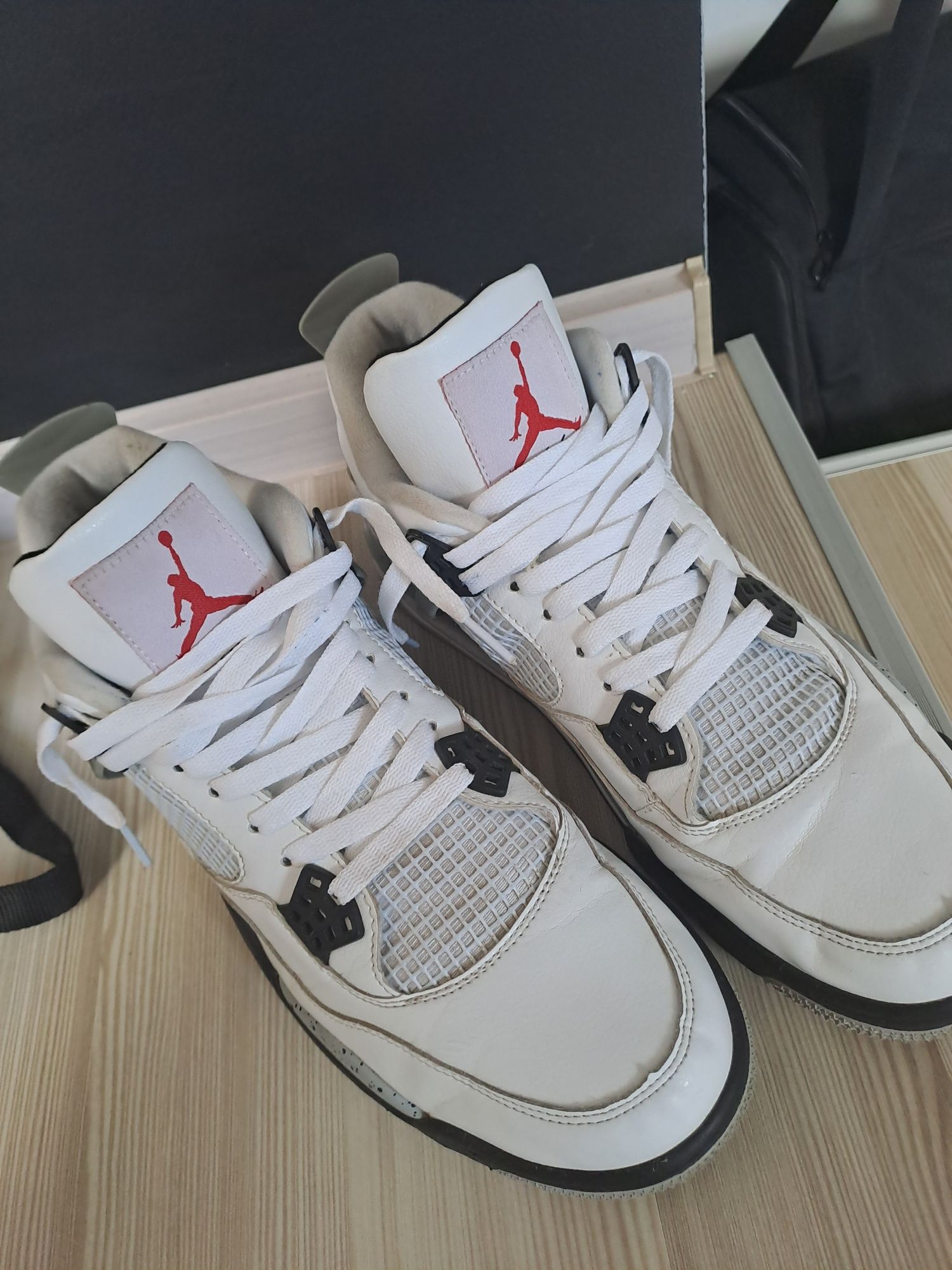 jordan 4 cement white