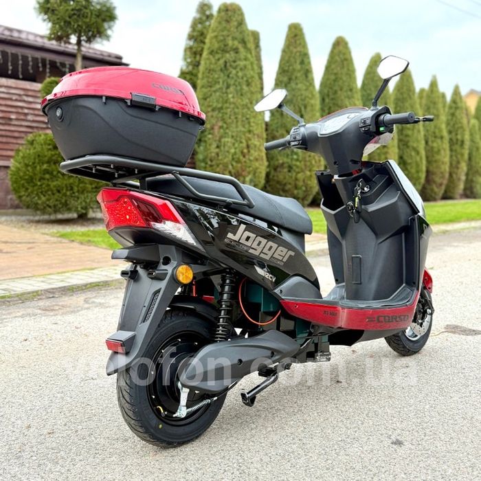 Електроскутер Corso Jogger 1500W, 72V/25Ah — двомісний максіскутер