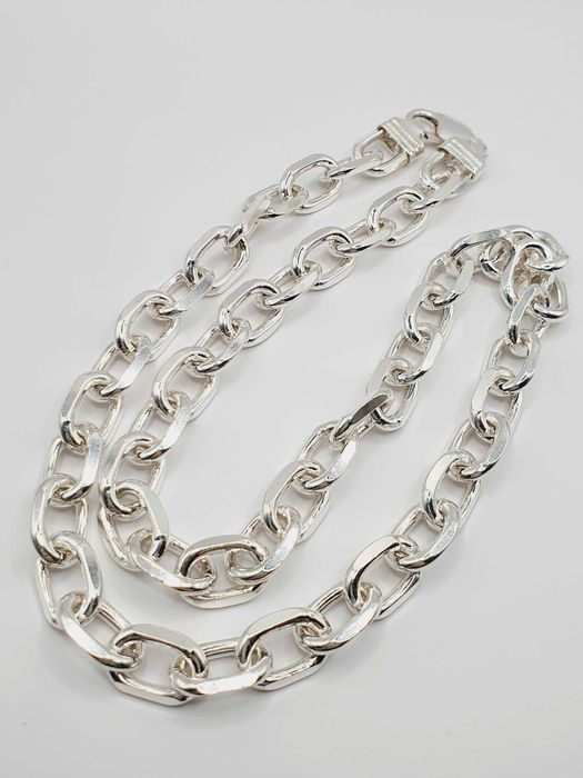 Łańcuszek Srebrny Ankier 925 Masywny