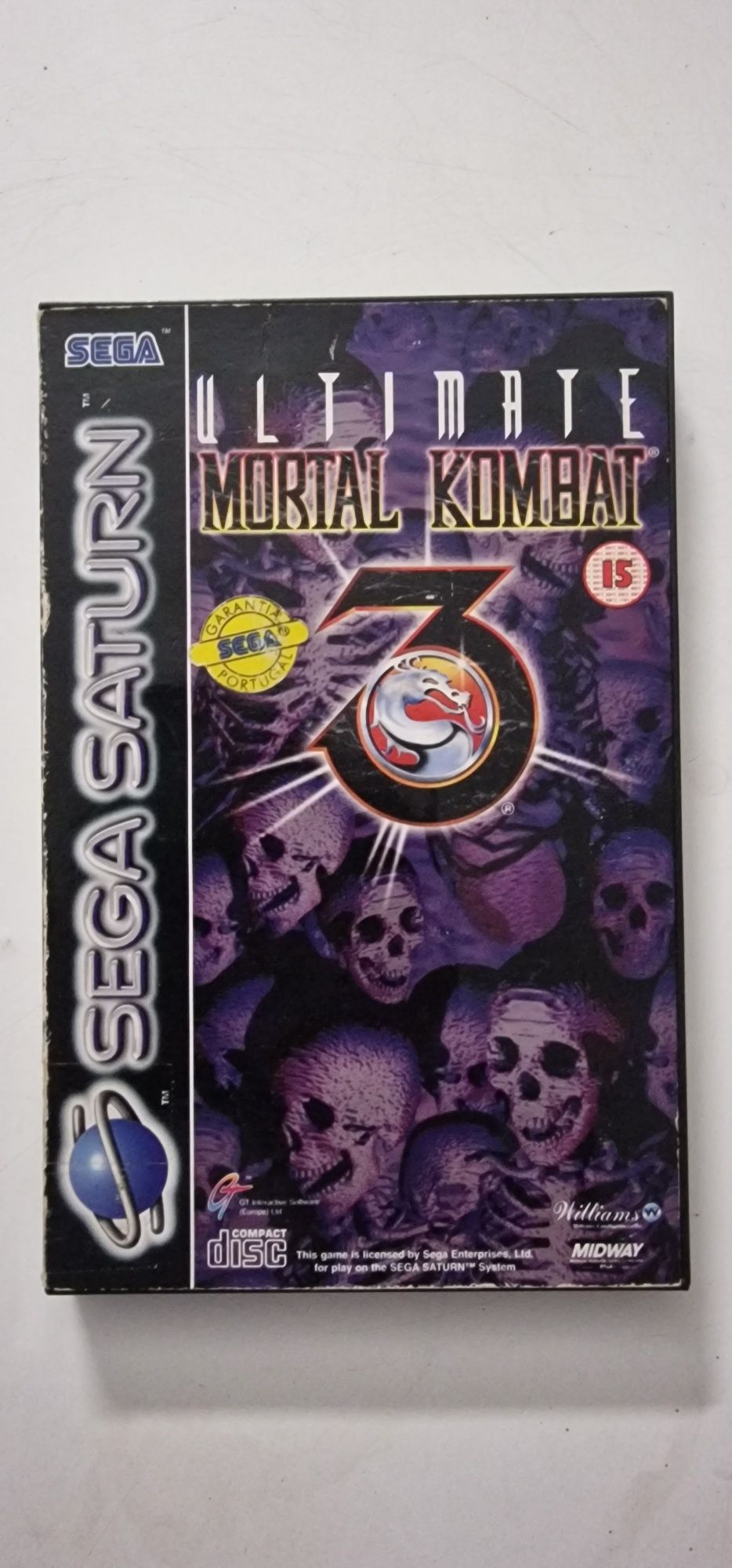 Ultimate Mortal Kombat - Sega Saturn Completo