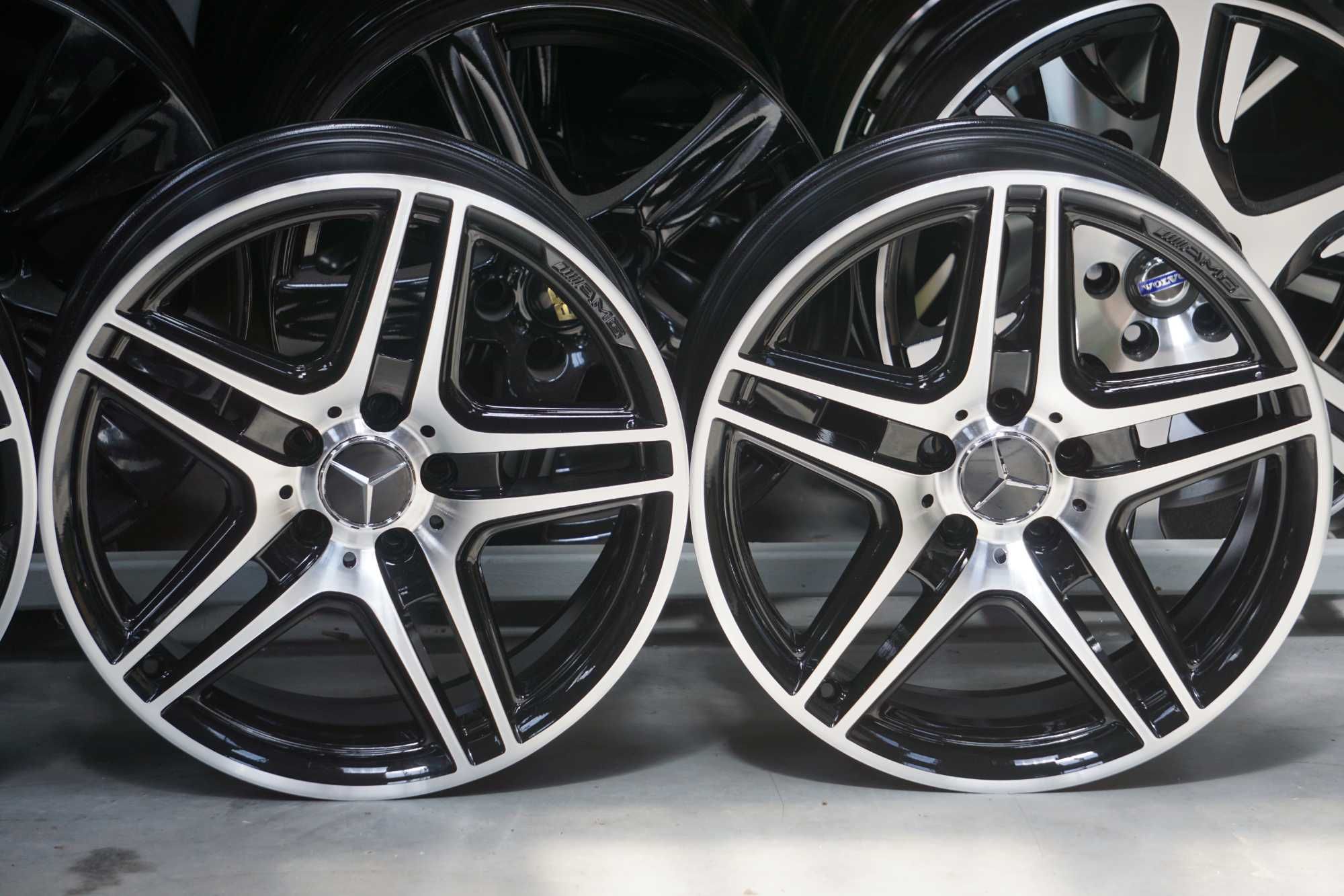 Alufelgi Mercedes AMG W204 5x112 8Jx18 et50 9Jx18 et54 czarne, cnc