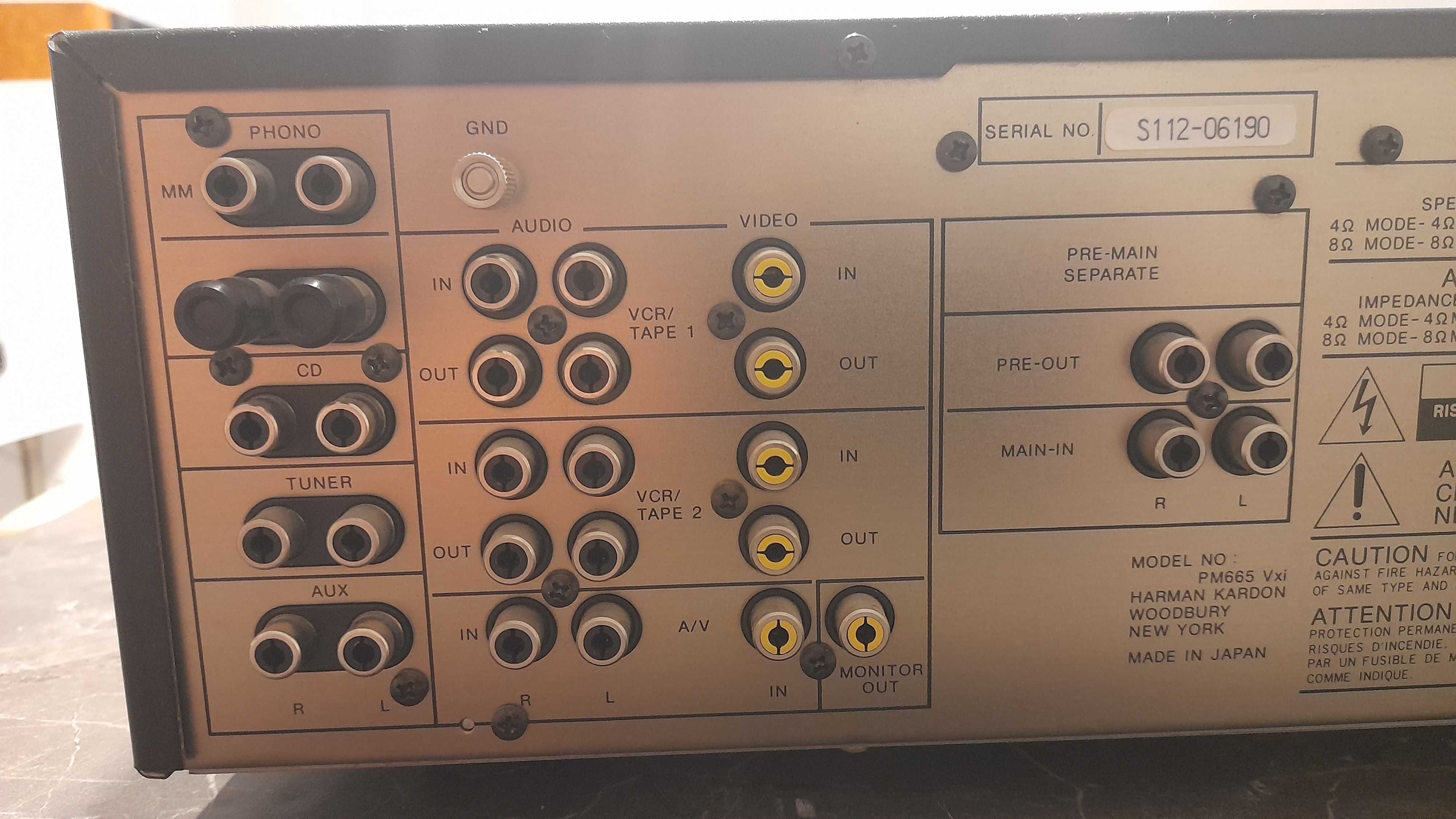 Porządny wzmacniacz stereo Harman Kardon  PM 665 VXI