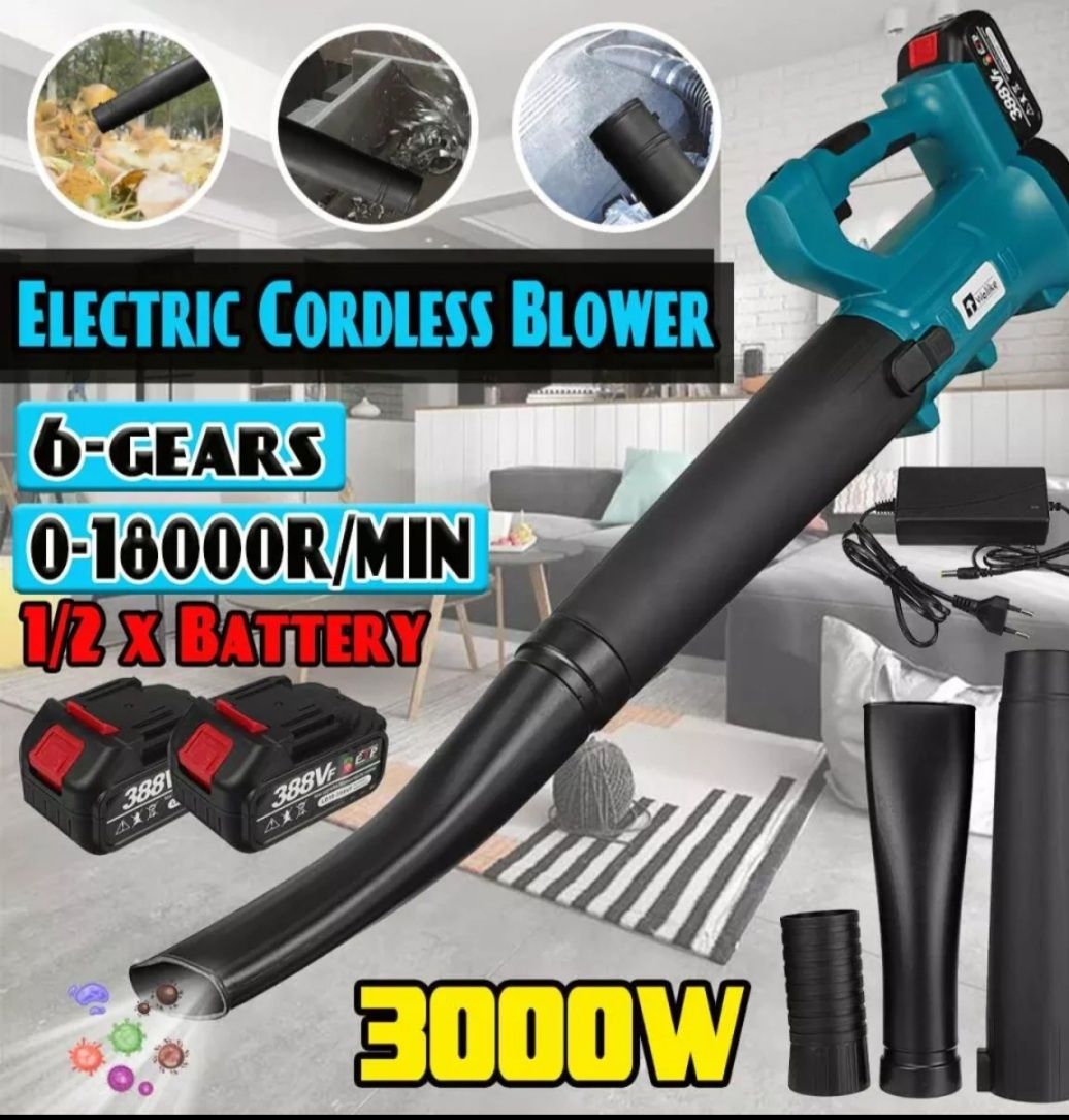 Assoprador de folhas cordless