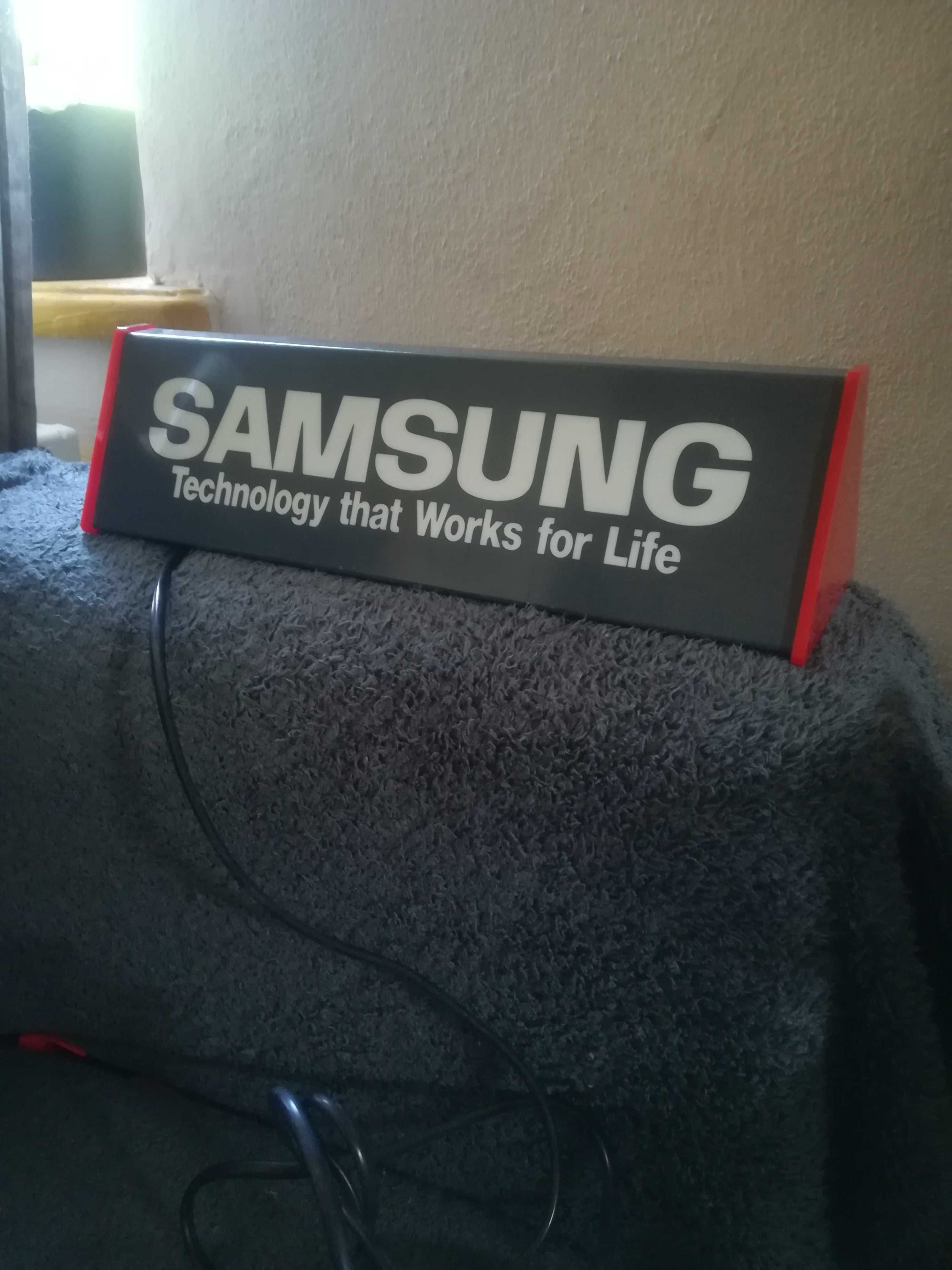 Neon reklama świetlna Samsung nowa cena od 09.04