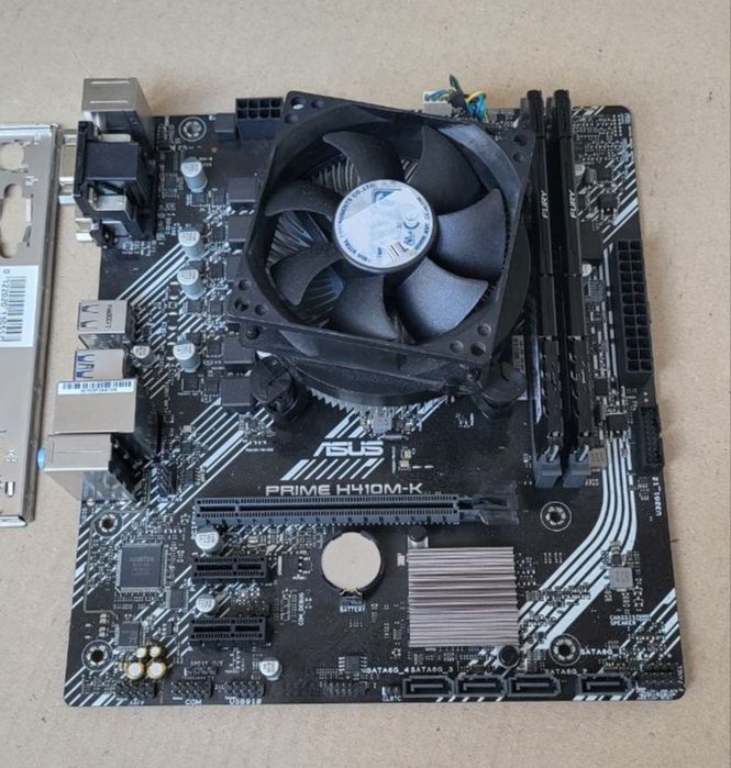 Комплект i5 10500F(тот же ryzen 5 5500)E+ASUS Prime H410m-k+16gb ddr4