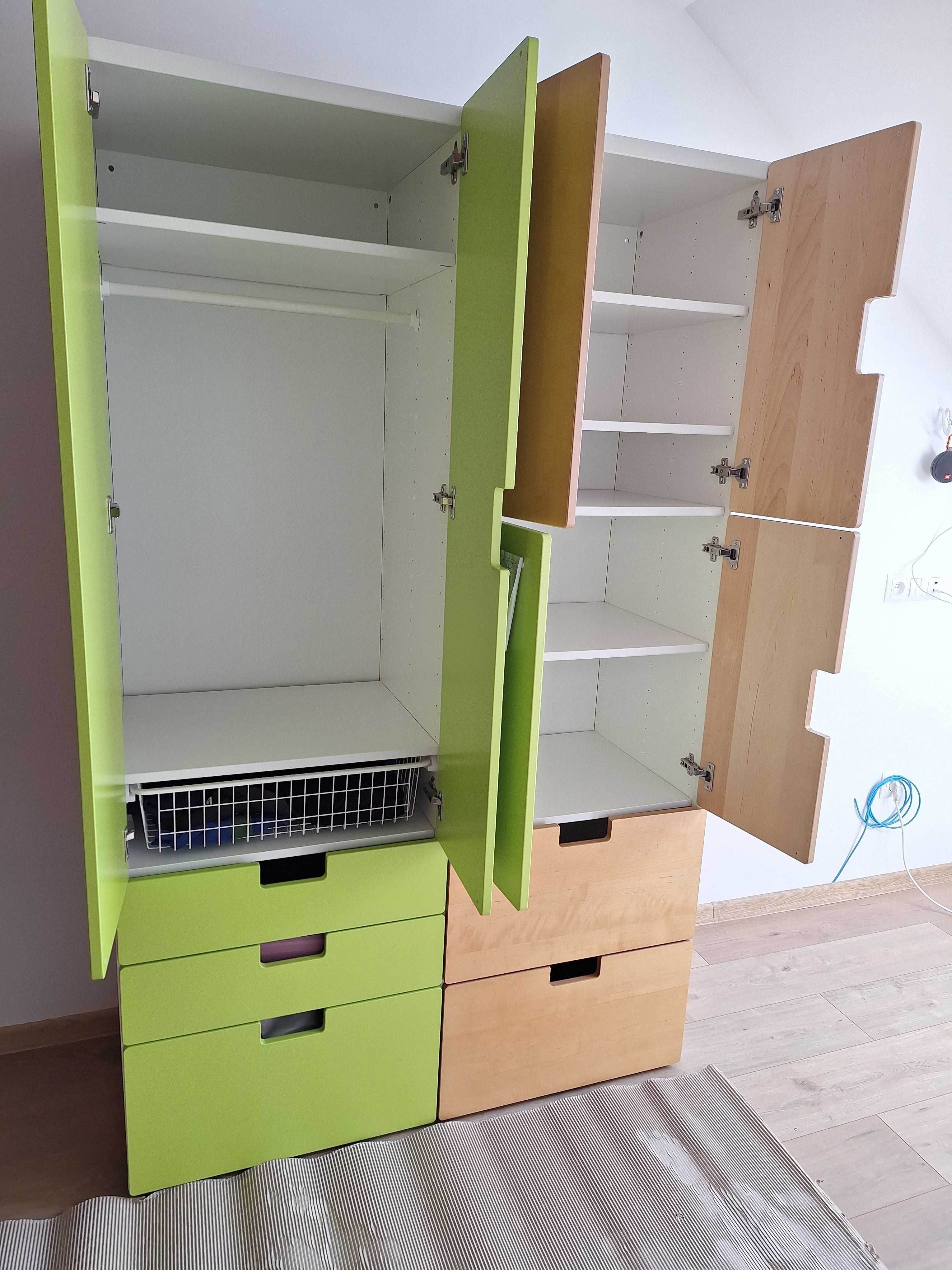 meble dziecięce Stuva Ikea, regał x 3