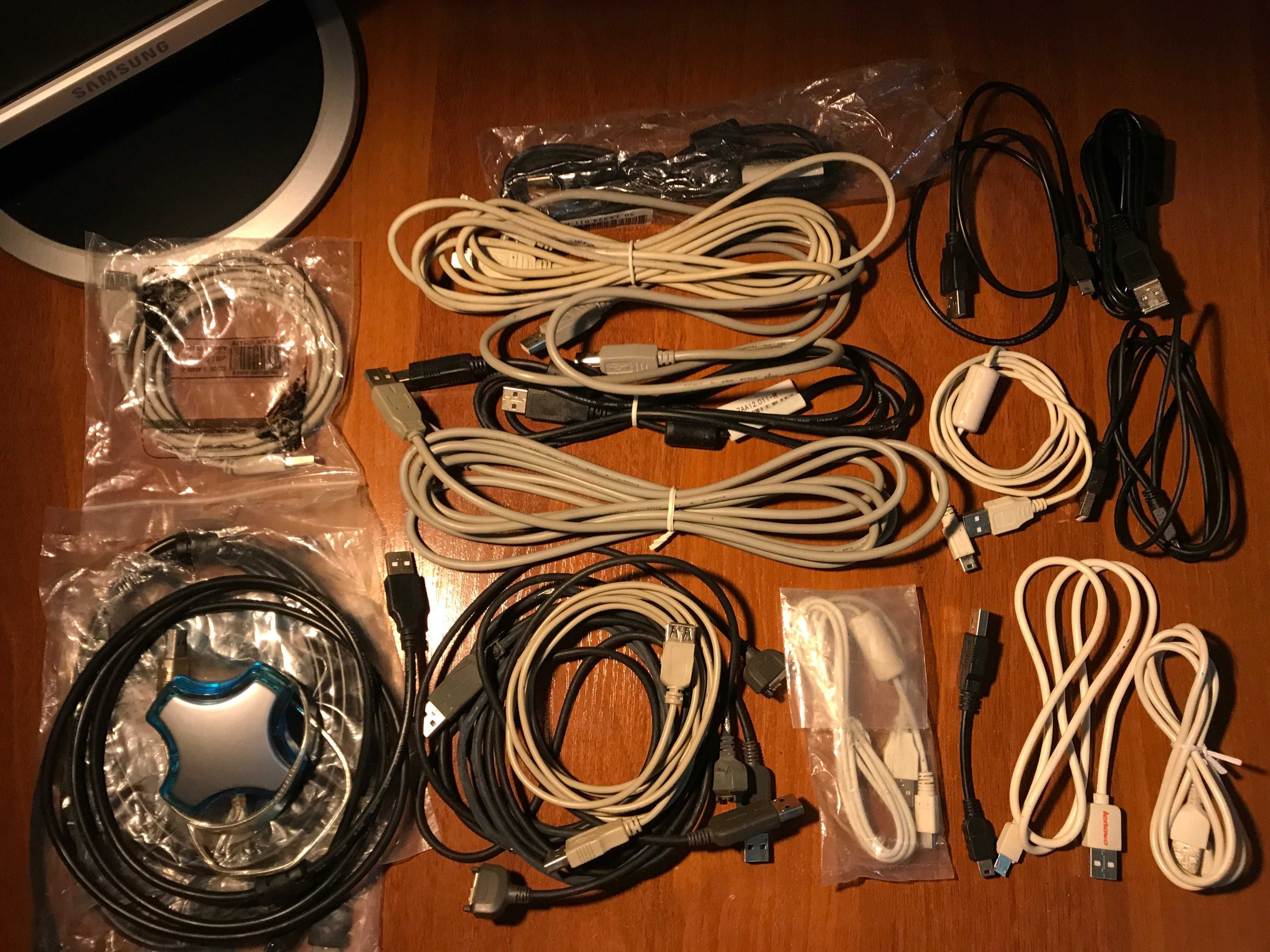 Кабелі живлення, USB, LPT, SATA, CrossFire, патч-корд