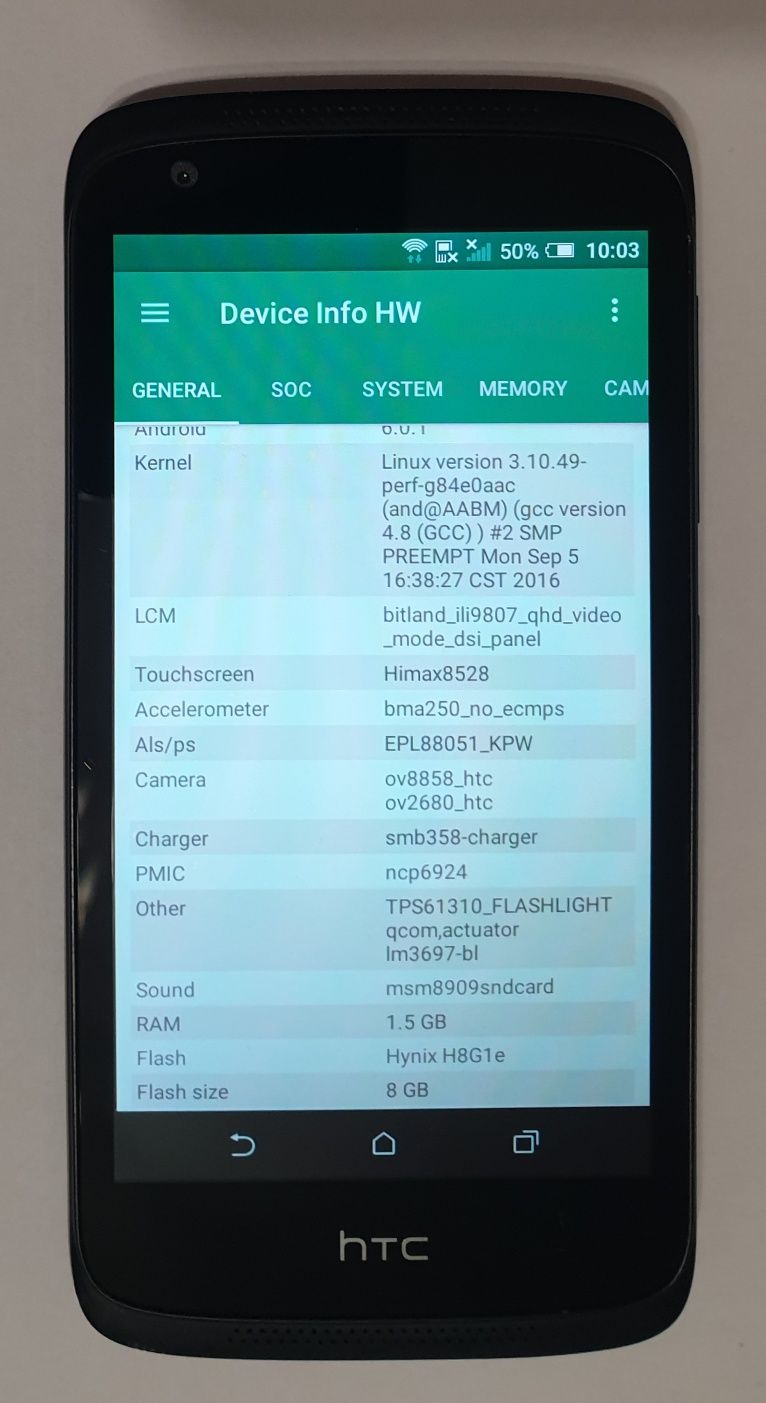 Смартфон HTC Desire 526 Verizon D100LVW під Wi-Fi або для колекції