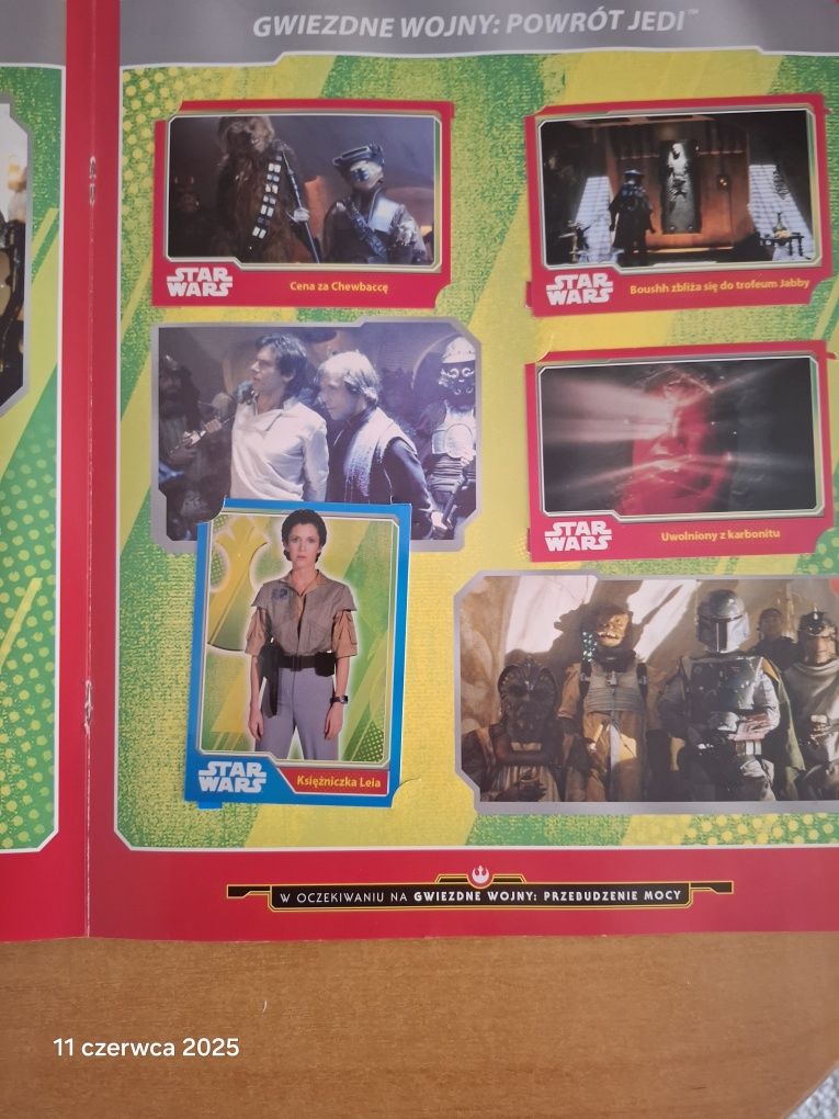 Star Wars album na karty