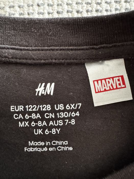 T-shirt marvel Black Panther 6-8 anos
