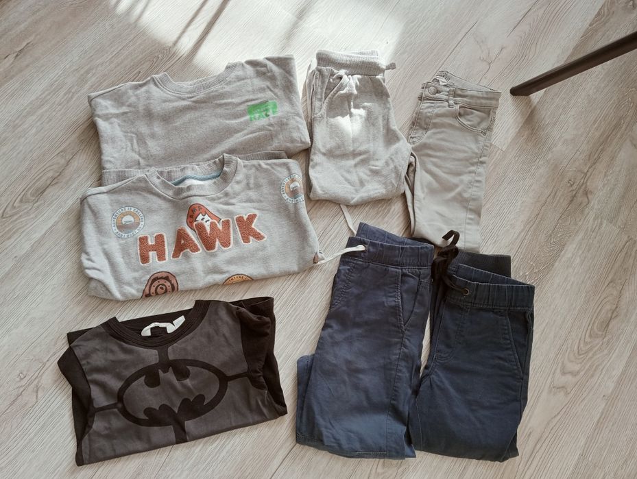 Paka ubrań dla chłopca 116,122,128
