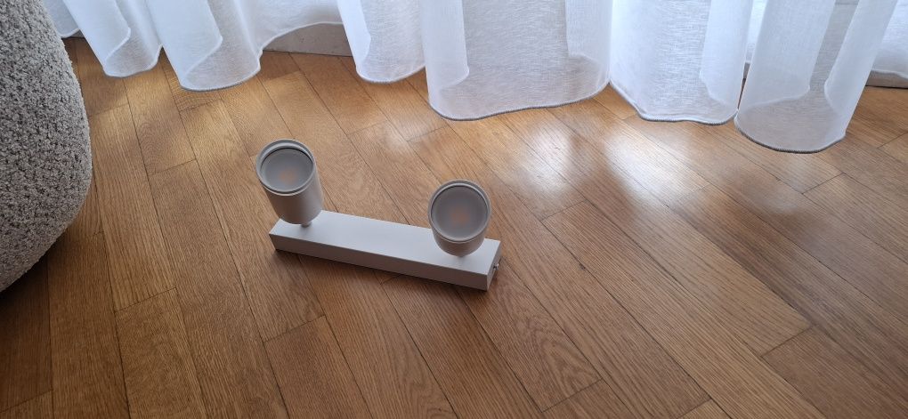 Komplet lamp Paris Gu10 z żarówkami kinkiet lampa sufitowa