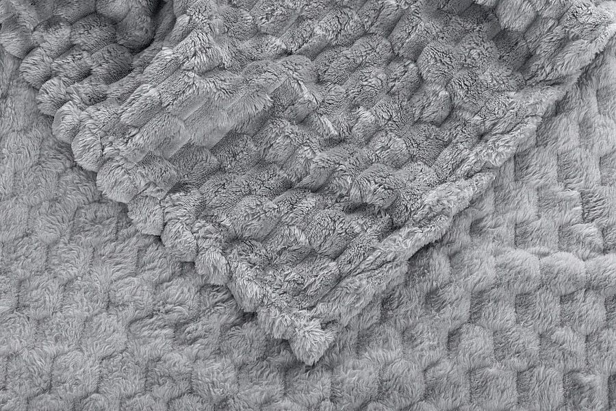 Koc z Mikrofibry 200x220 Narzuta na Łóżko Tłoczona Pluszowa Ala Plastr