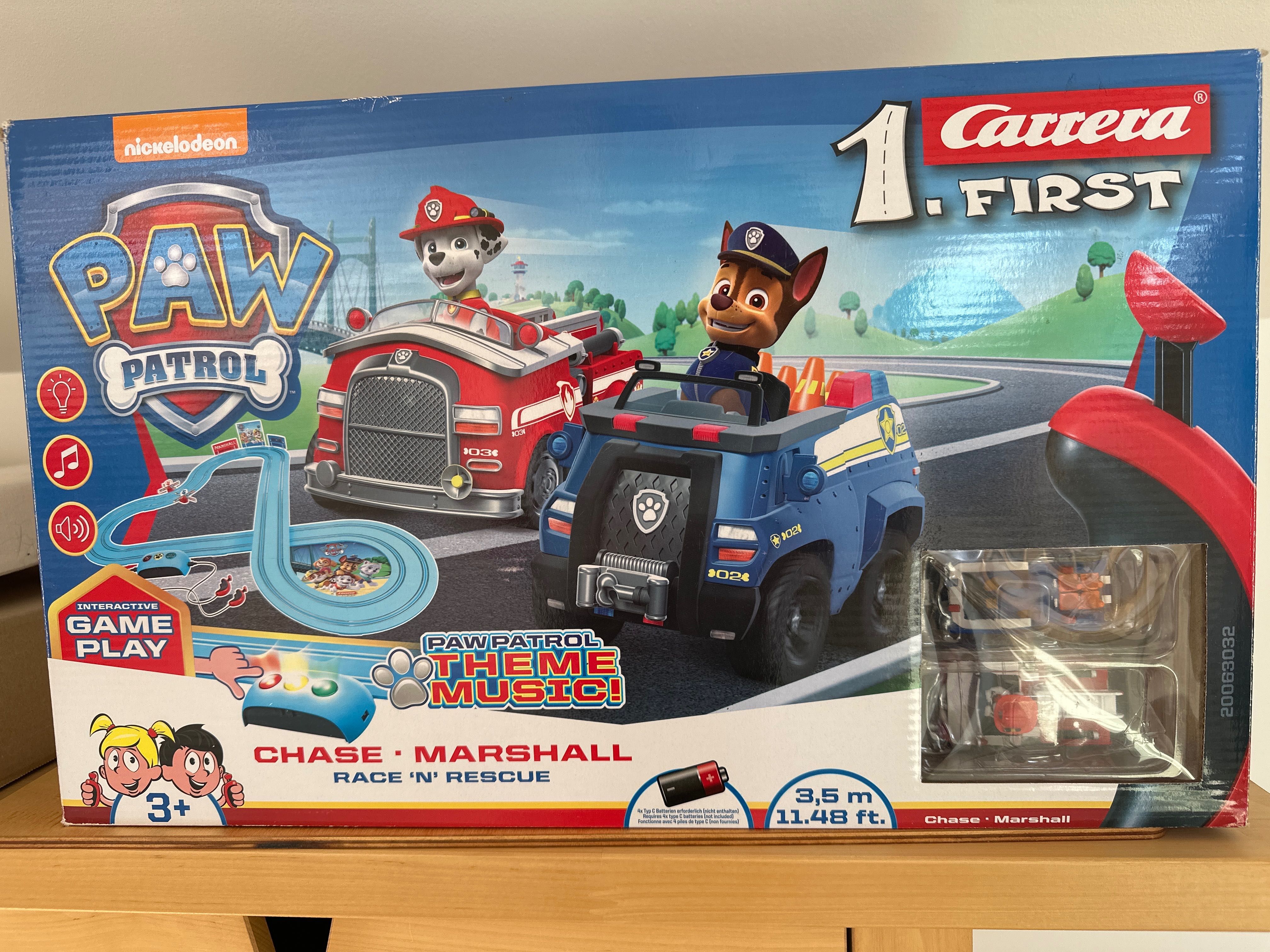 Carrera first psi patrol paw patrol + dodatkowy pojazd rocky ! Tor