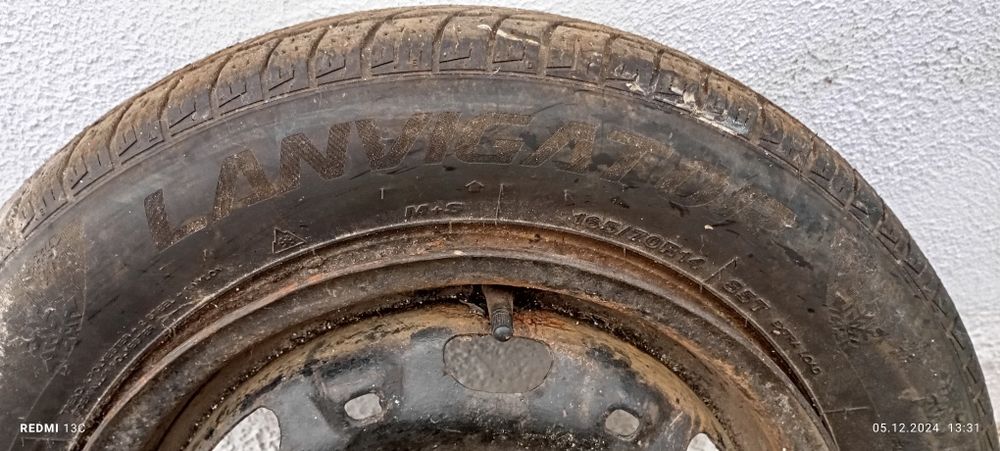 Запаска на Skoda fabia r14 5/100