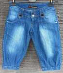 Spodnie jeansowe rybaczki przed kolano 36 S Redseventy Jeans