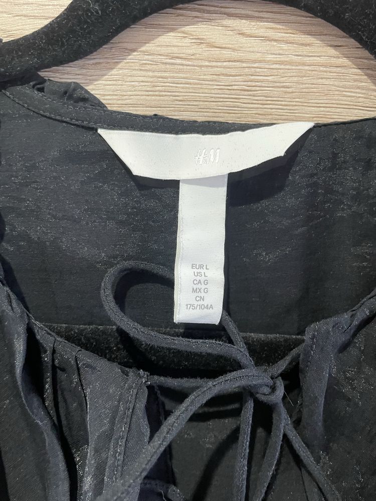 Czarna koszula H&M rozm. L