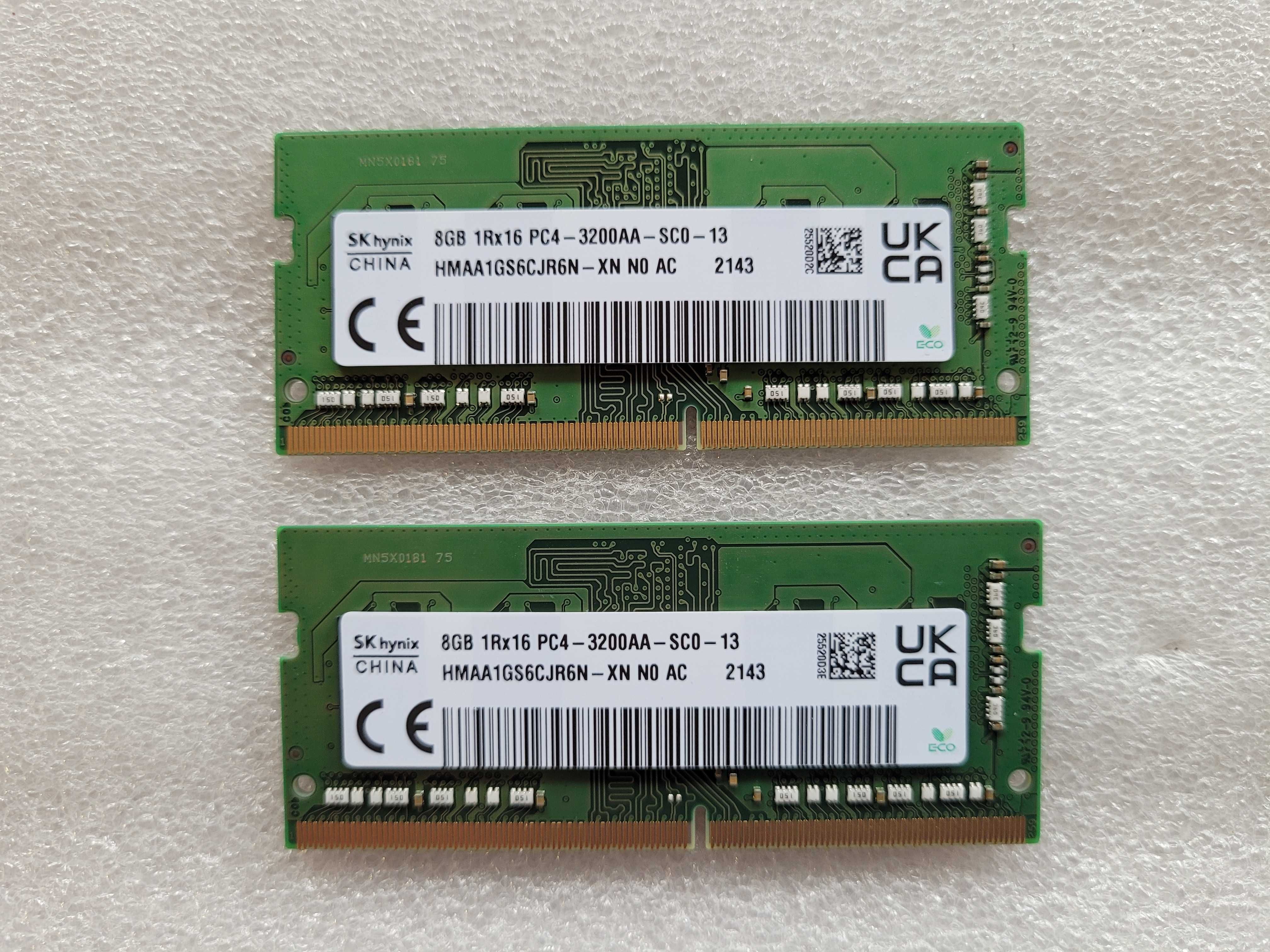 Память для ноутбука SO Dimm DDR4 3200 8Gb Hynix, б/у, все четко, скрин