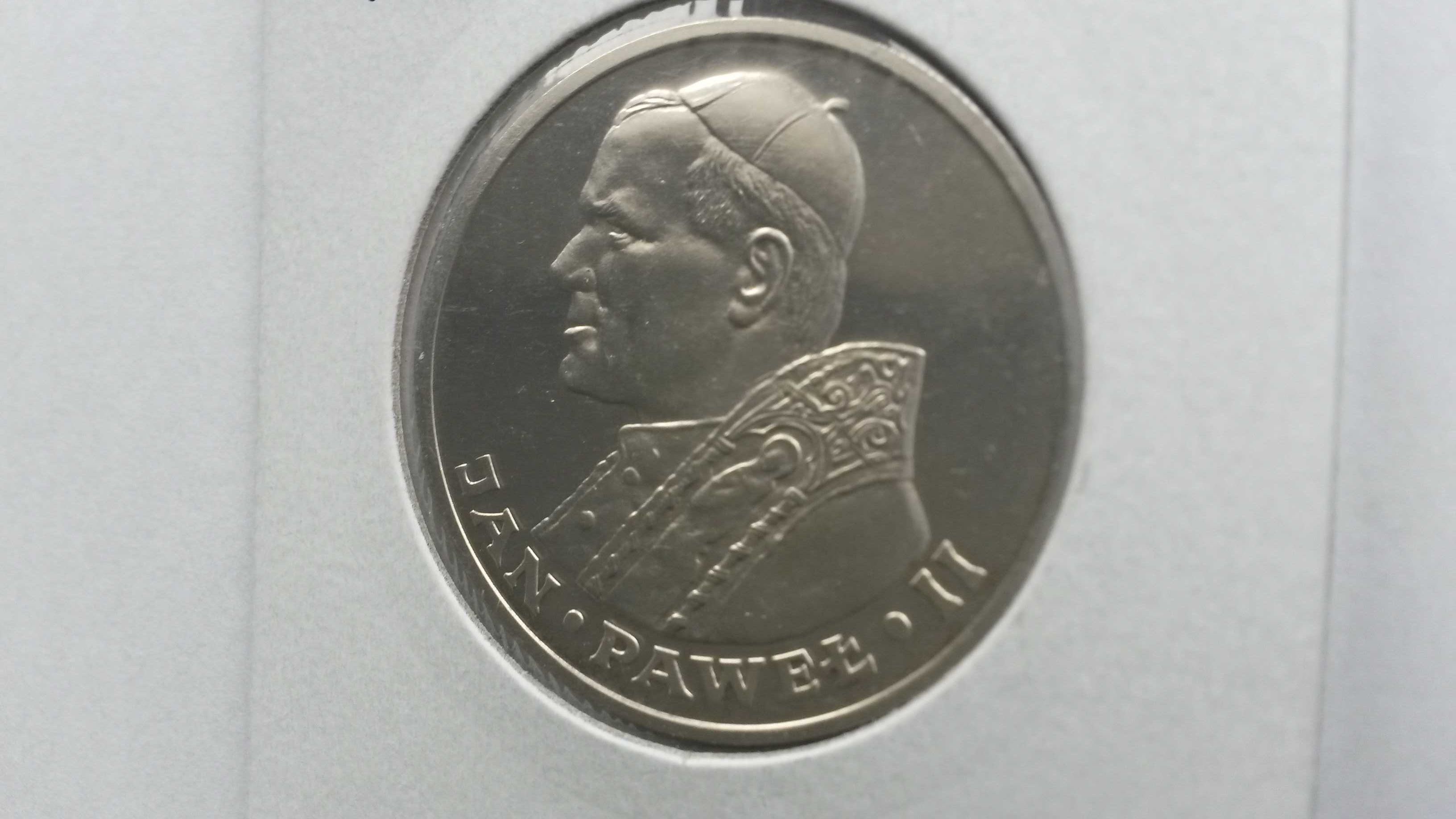 Moneta kolekcjonerska 1000 zł srebrna lustrzanka Jan Paweł II 1982 r.