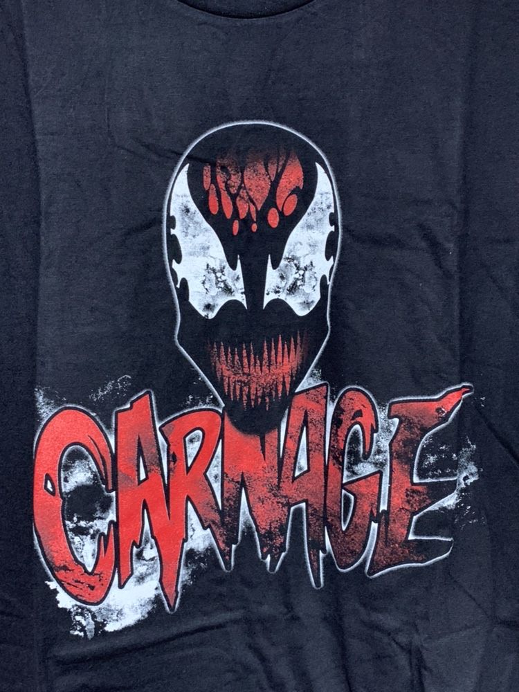 Vários modelos t-shirts Deadpool, Venom, Carnage (Produto novo e embal