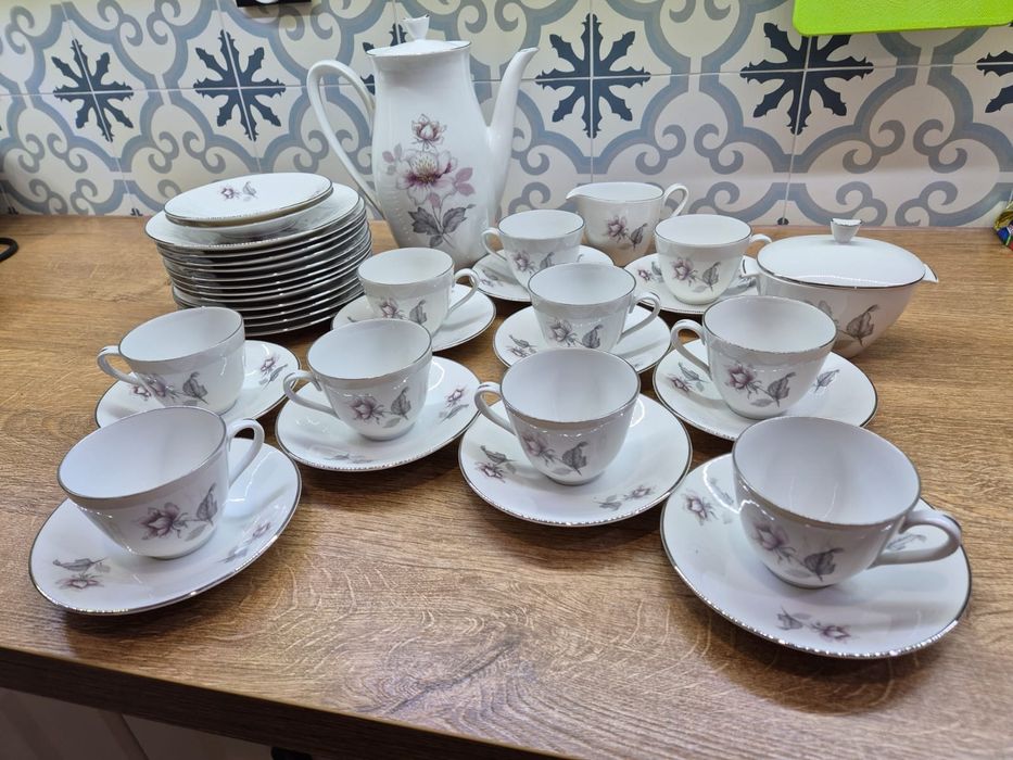 Zestaw kawowy porcelanowy