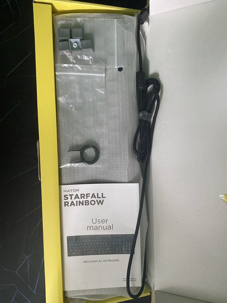Ігрова клавіатура Hator Starfall Rainbow | Нова | Повний комплект |