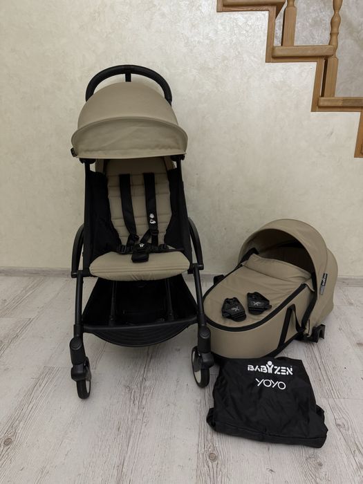 Babyzen yoyo 2 в 1 taupe люлька bassinet