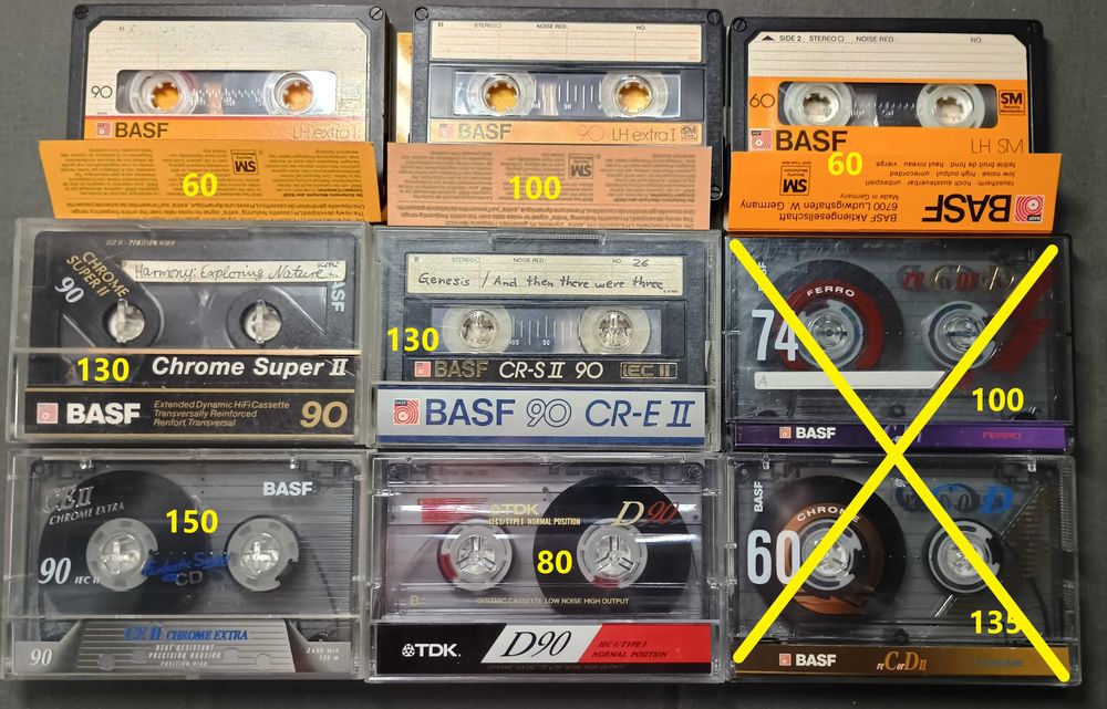 Аудиокассеты. Новые и б/у. Фирменные с записью. 40-350грн/шт