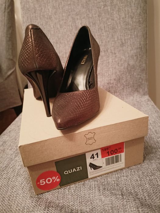 Buty   rozmiar 41 miedziany kolor