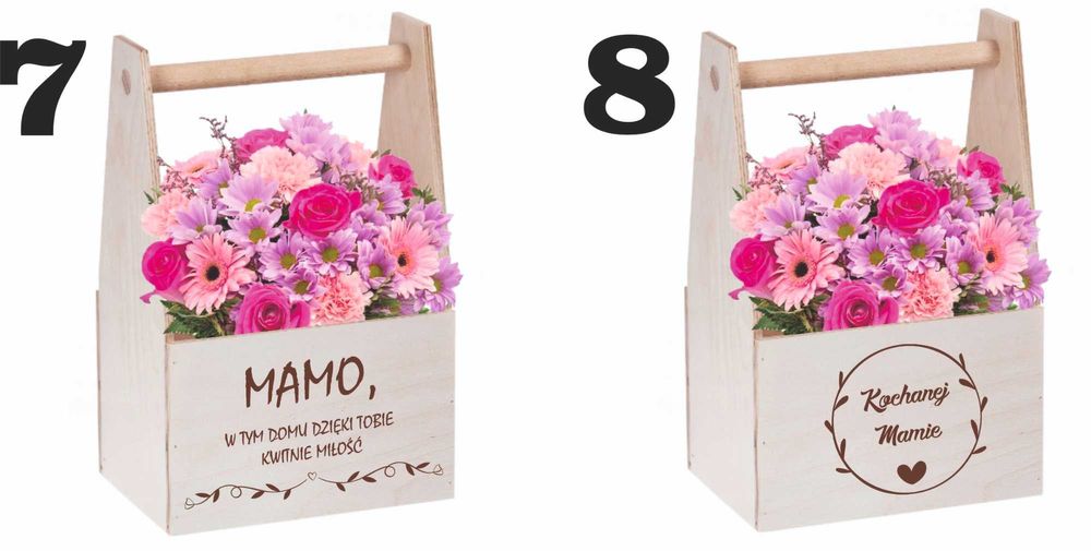 nosidło na kwiaty plus grawer dowolny  Dzień Matki urodziny imieniny
