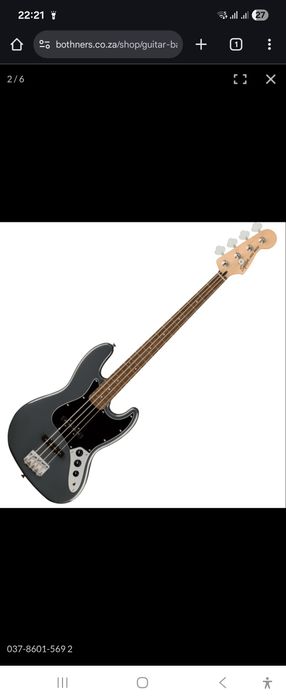 Fender Squier Affinity Series Jazz Bass Laurel Fingerboard