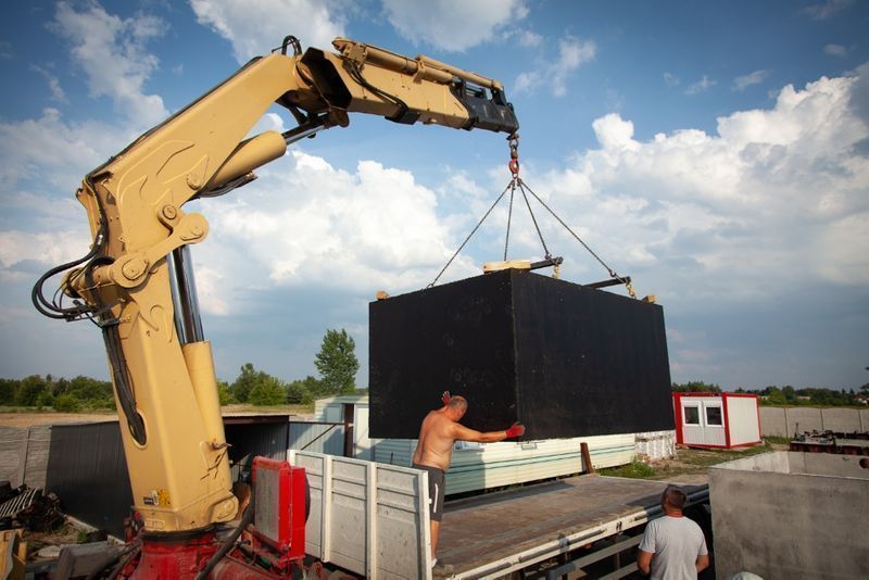 Zbiornik na szambo 10m3 JĘDRZEJÓW szamba betonowe na Deszczówkę Atest