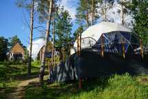 Kręgiel domki lux sauna gorąca balia/jacuzzi. Z linią brzegową