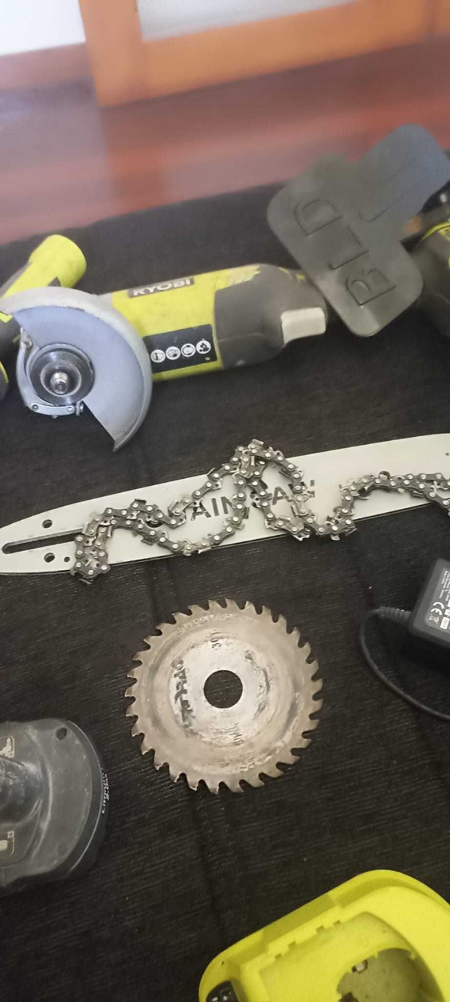 Serra rebarbadeira Ryobi semi nova