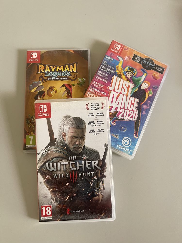 3 jogos Nintendo switch