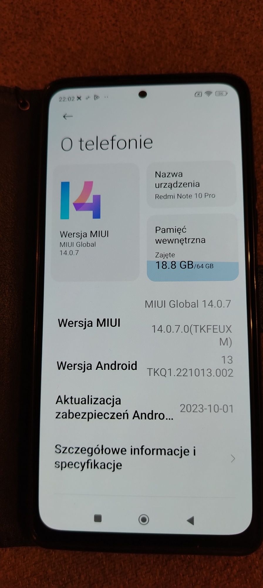 Sprzedam redmi  note 10 pro