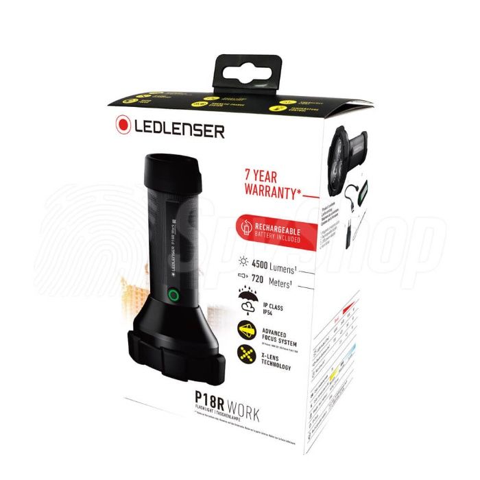Latarka Ledlenser P18R Work z zasięgiem do 720 m