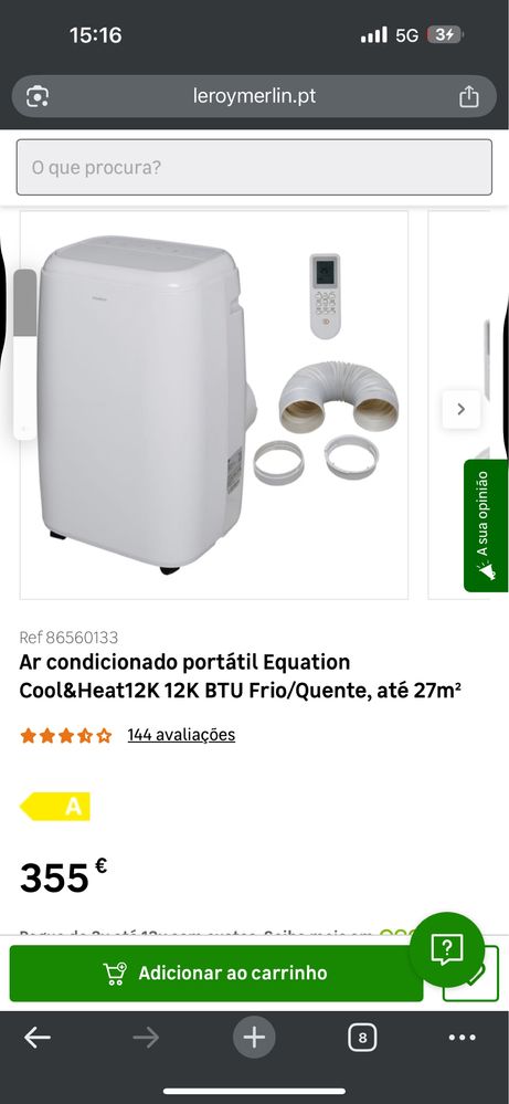 Ar condicionado Portátil