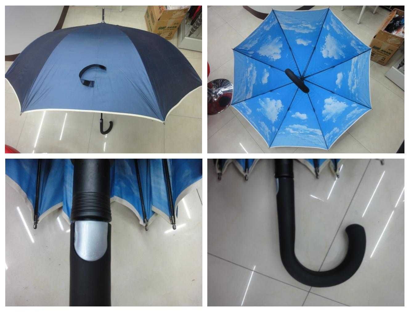 Parasol duży, automatyczny, wiatroodporny, śr.120cm/ NOWY