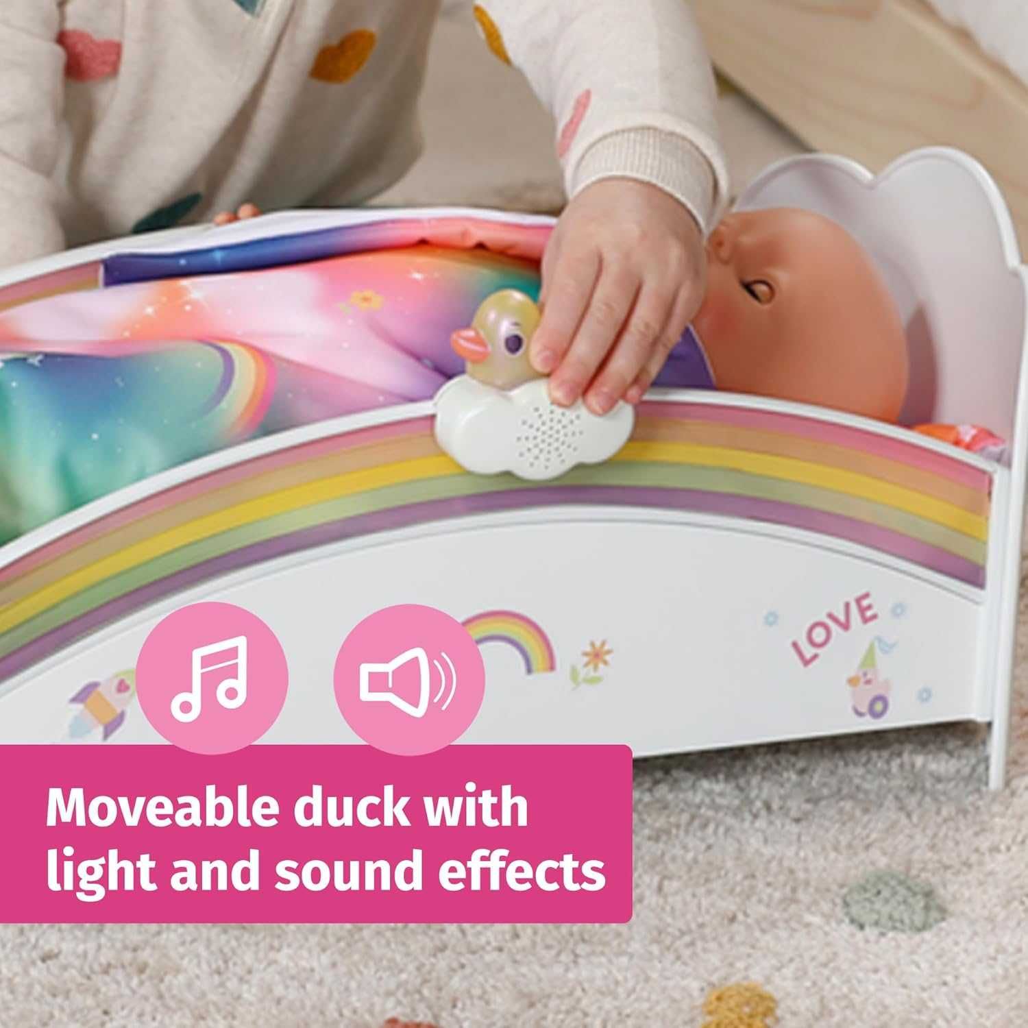 Кроватка Беби Борн Сон на радуге BABY born Zapf Rainbow Bed 835999