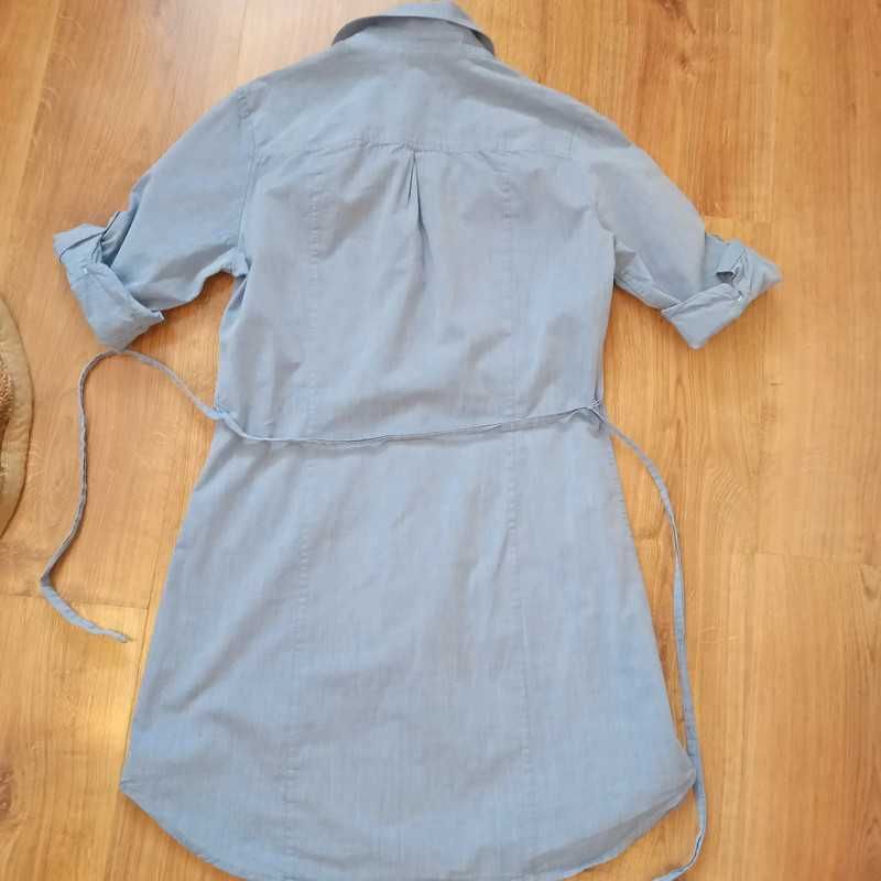 Bawełniana koszula tunika damska 36