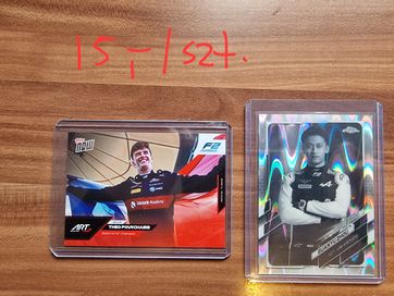 Topps F1 karty z różnych kolekcji