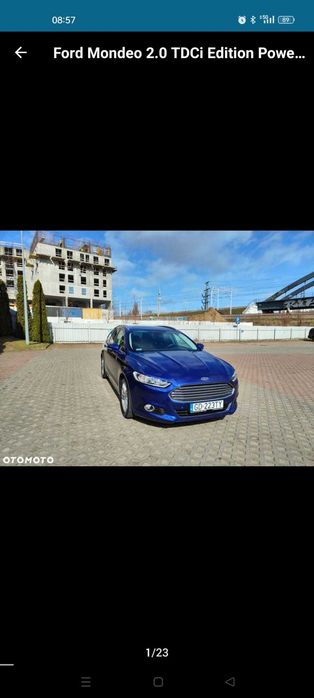 Ford Mondeo MK5 2016 2.0 TDCi 180 KM – Elegancja, Wydajność i Komfort