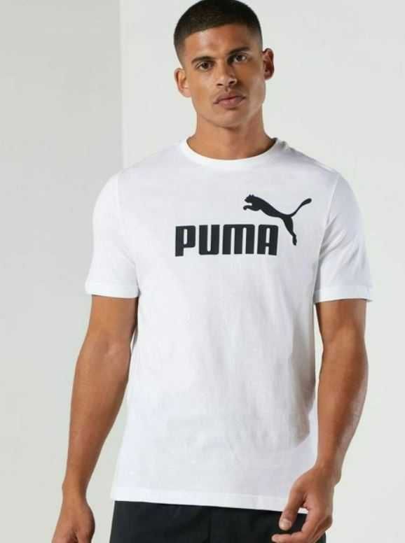 Футболка мужская puma ess logo tee 586449 02 новая оригинал, чоловіча